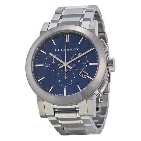 burberry watches for men|Burberry Watch, Men's Swiss Chronograph Stainless Steel .